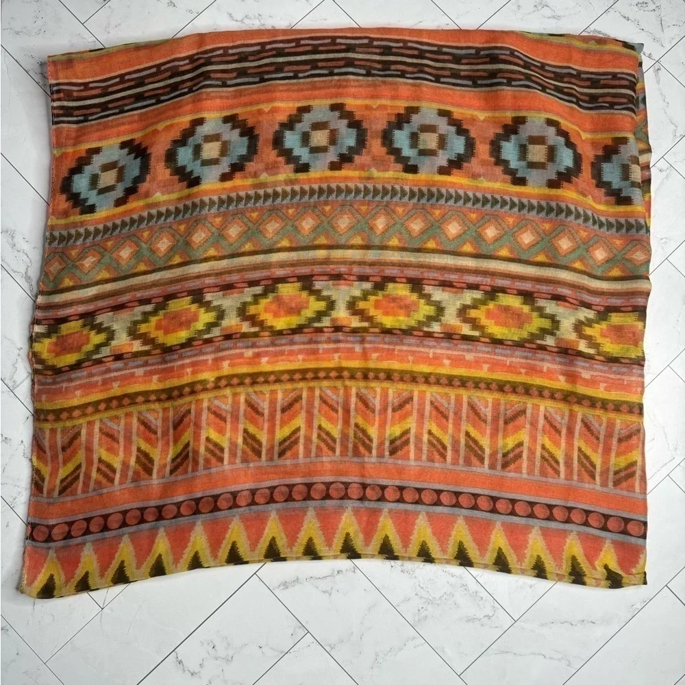 Forever 21 Multicolor Scarf - 100% Polyester